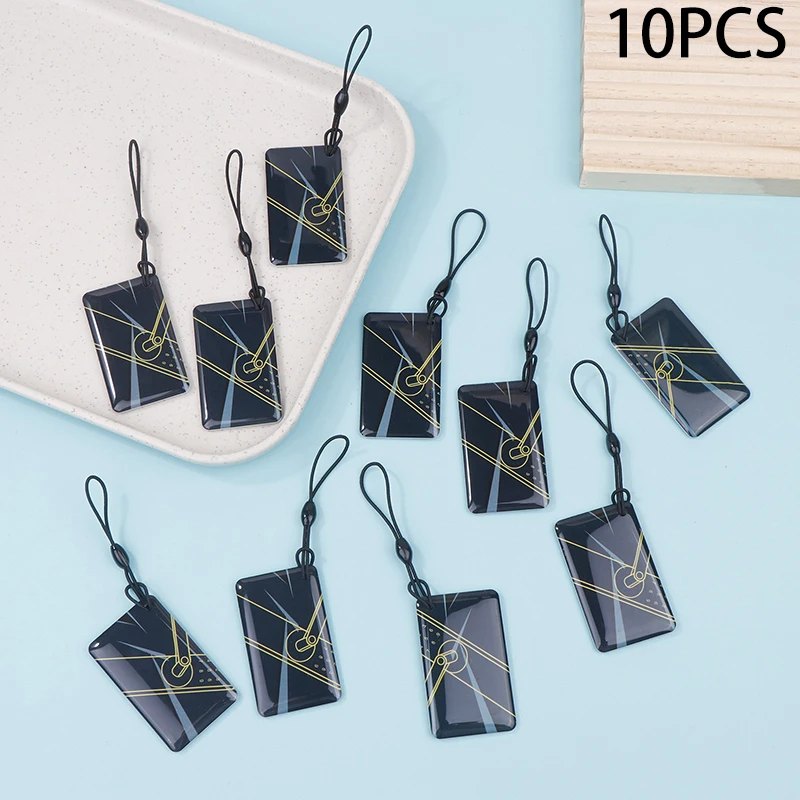 Tarjeta inteligente de 10 piezas en blanco, 13,56 mhz, IC adicional, cifrado, estándar ISO, para Hotel, cerradura de puerta inteligente Tuya