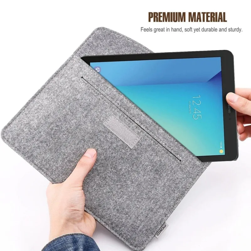 Funda de fieltro de lana para tableta, funda a prueba de golpes para iPad Air 5 10,9 2022 3/4, iPad Air 2/9,7 Pro 10,2 10,5 11 pulgadas - imagen 5