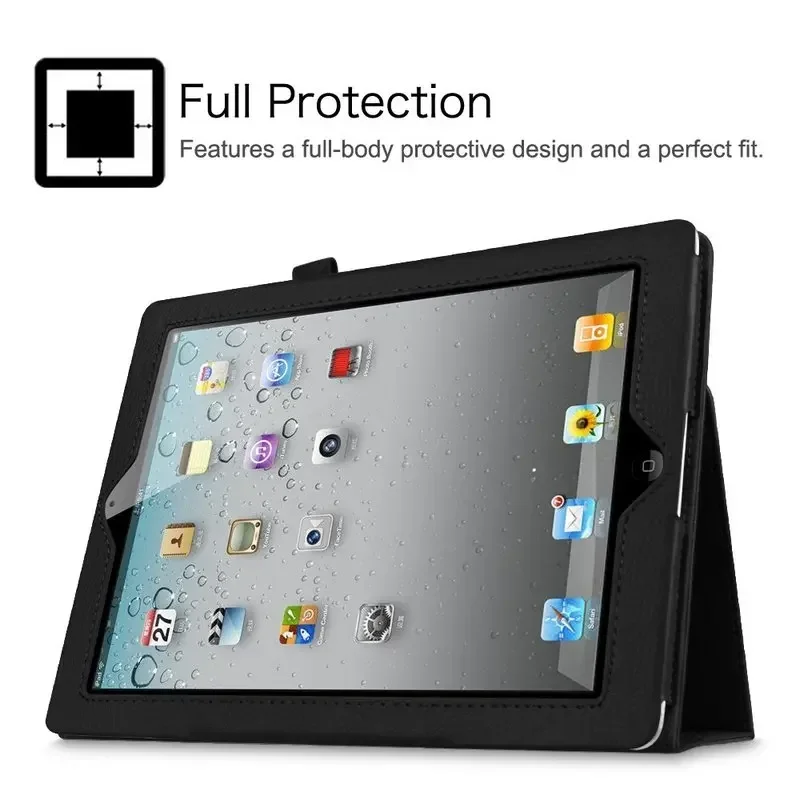 Para iPad 2 3 4 Funda de cuero PU para tableta iPad 9,7 6th 10,2 8th 9th 11th 2025 Air 11 2 3 4th 5th 10,9 Pro 11 Funda Capa - imagen 5