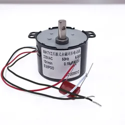 Motor Síncrono 50KTYZ 6W 220V AC Alta Eficiencia