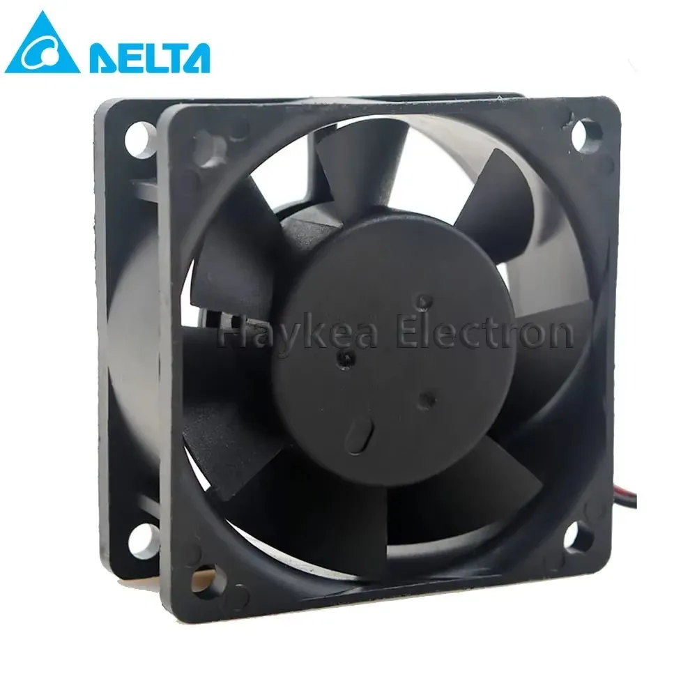 Para delta DFB0624H 24V 0.11A 6CM 6025 60X60X25MM ventilador de refrigeración ultrasilencioso inversor de 2 cables - imagen 2