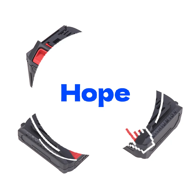 Caja de plástico para batería de 5/10/15/20 núcleos, caja de almacenamiento, placa de carga PCB para caja de batería Vickers, accesorios de herramientas eléctricas