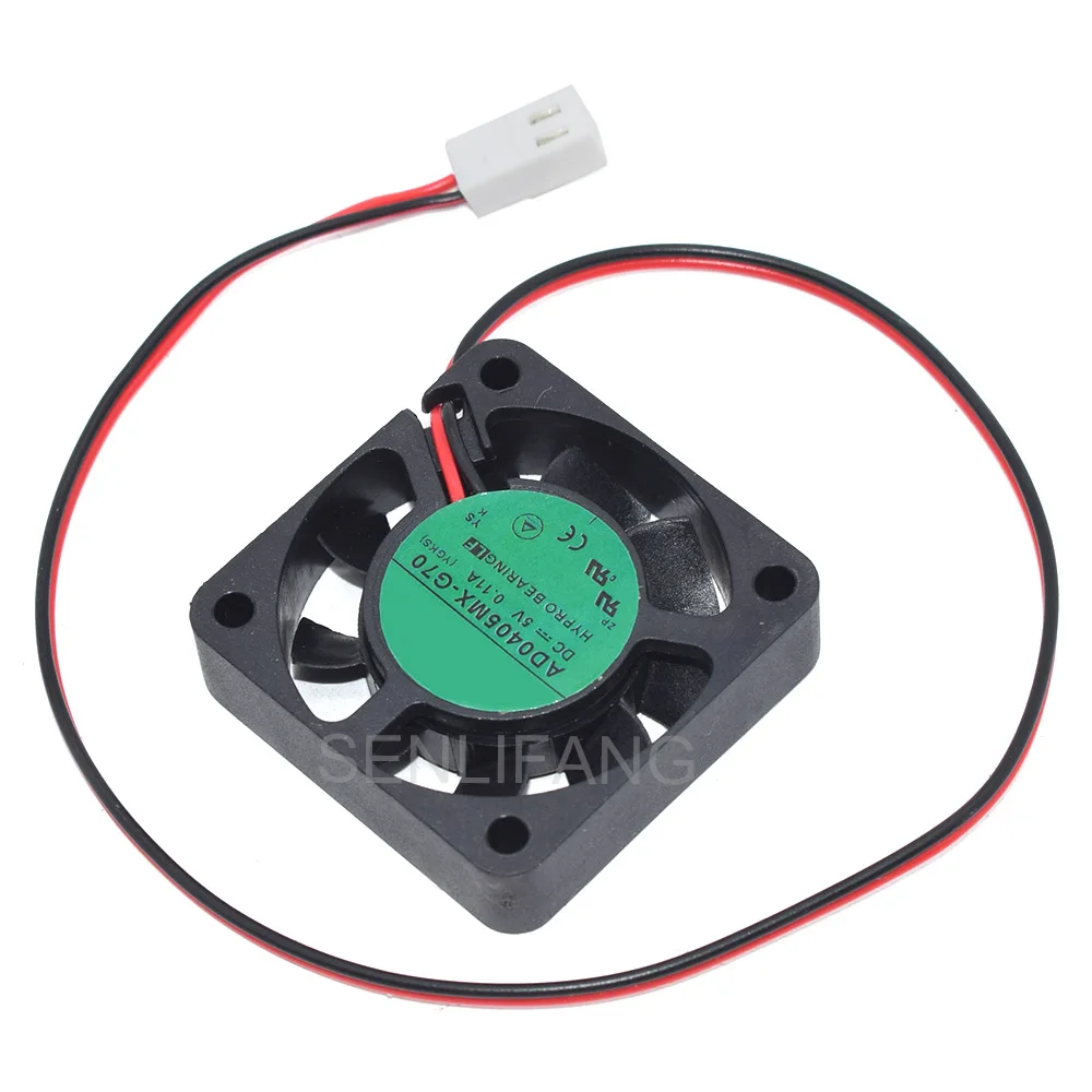 Genuino para AD0405MX-G70 4cm DC 5V 0.11A inversor de servidor de dos líneas caja de PC ventilador silencioso de refrigeración - imagen 2
