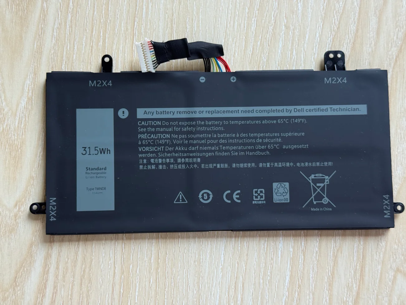 Batería 1WND8 para Latitude 5285 5290 2 en 1 0FTH6F FTH6F X16TW J0PGR - imagen 3