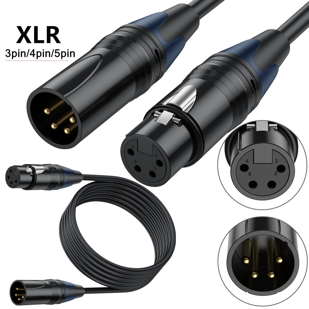 Cable XLR Macho-Hembra Extensible para Cámara DSLR y Consola DMX - imagen 4