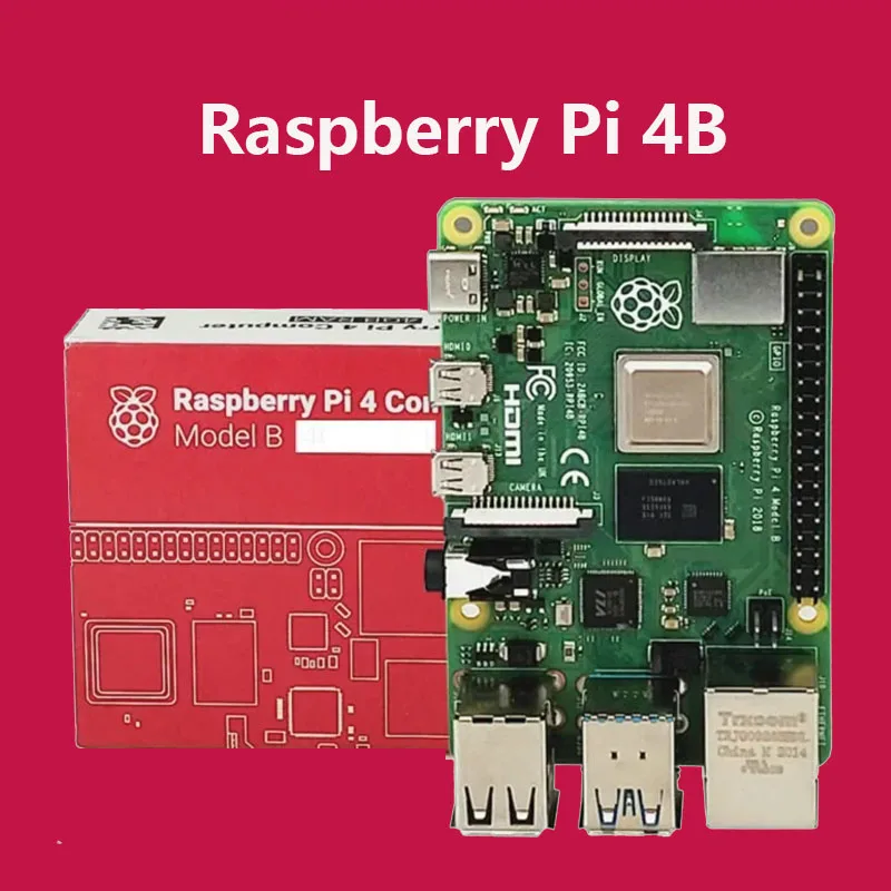 2025 Raspberry Pi 4B 2G4G8G RAM Linux Placa Cortex-A72 64 bits Quad Core 1,5 GHz SOC 2,4 y 5,0 GHz WiFi Bluetooth 5,0