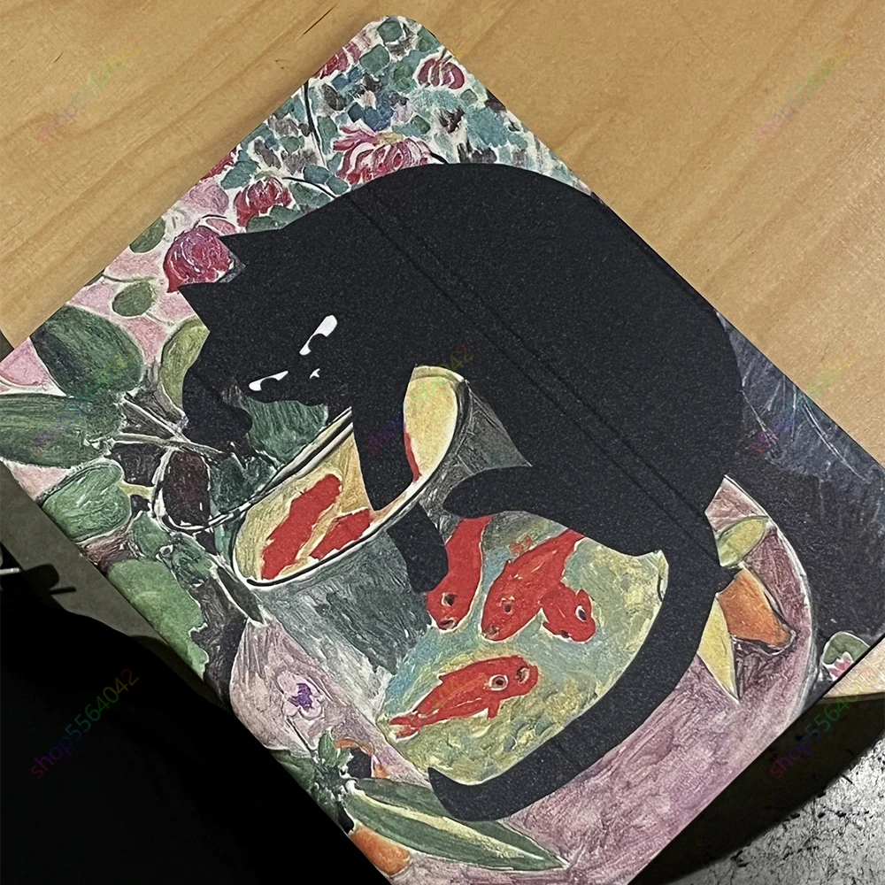 Nueva Funda para iPad Graffiti Cat para iPad Air 5ta generación 2022 10,9 ''Air 4 10th 11th Gen Pro 11 12,9 13 soporte para lápices Funda - imagen 3