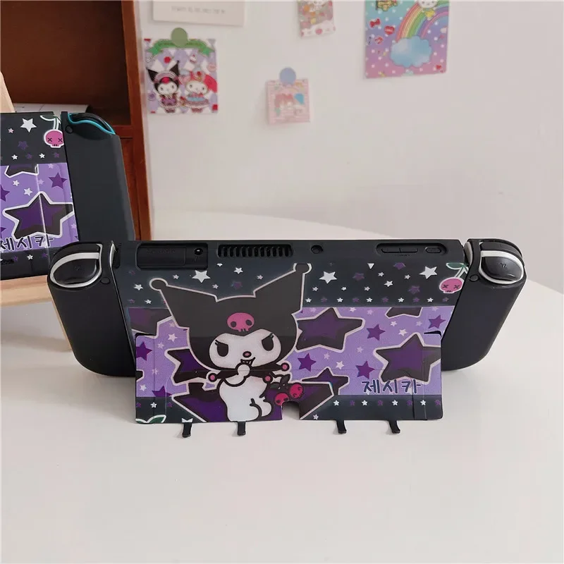 Sanrio Kuromi Cartoon Nintendo Game Case Switch Tpu pintado NS funda protectora Oled Soft Shell - imagen 5