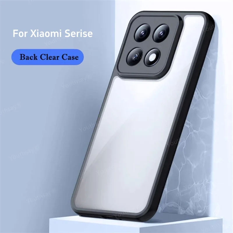 Para Xiaomi 17 Funda Xiaomi 17 Funda Coque dura transparente suave TPU a prueba de golpes parachoques trasero de teléfono Xiaomi 17 - imagen 2