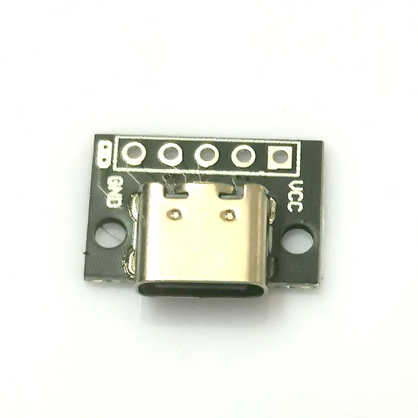 Cabeza hembra tipo C con agujero fijo, placa de prueba, teléfono móvil Android hembra, USB 3,1 con conector hembra PCB 4P - imagen 5