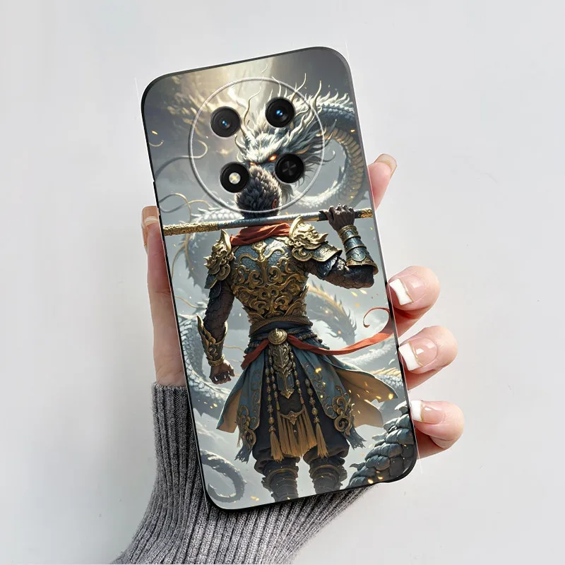 Case for Honor Magic 7 Lite Magic7 Lite X9c 5G Phone Case Cool Black Myth Wukong Painted Matte Silicone Soft Cover Coque Fundas - imagen 3