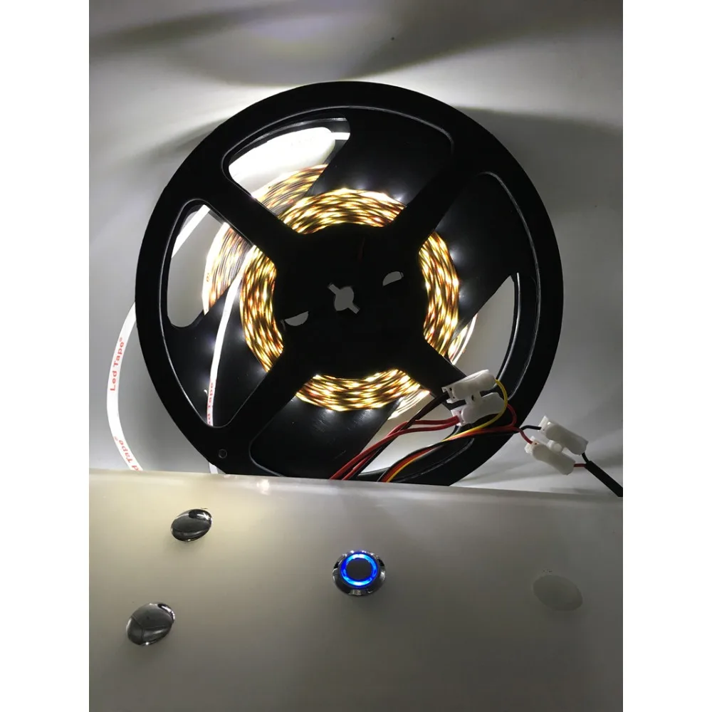 Atenuador Led, Interruptor táctil de 12v para tira de luces LED para gabinete, controlador de brillo regulable continuo, Control de atenuador de luz DC 5V 24V - imagen 4