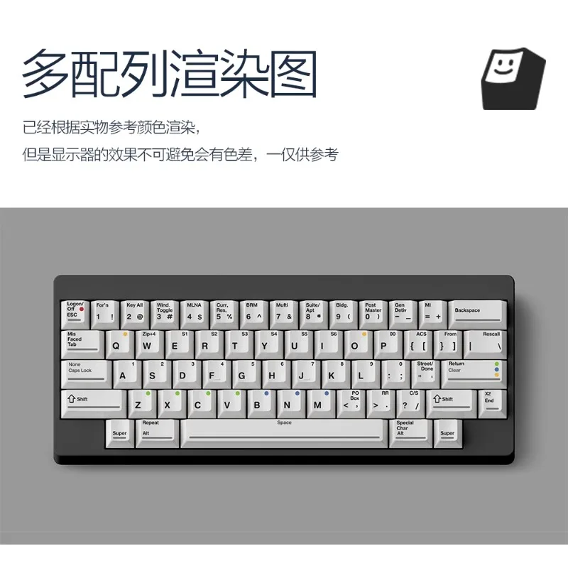 Juego de teclas con tema blanco, sublimación PBT con perfil de cereza, 149 teclas, teclas personalizadas hechas a mano para teclado mecánico, accesorios de regalo - imagen 4