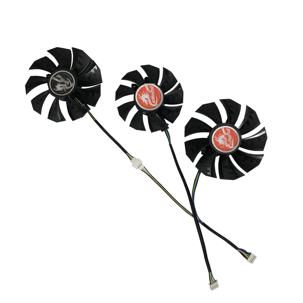 Enfriador de GPU, ventilador para tarjetas de vídeo, 3 unids/set, para Tomahawk RTX 3070 3080 3080Ti 3090 RTX3070 RTX3080 RTX3090 colorido - imagen 4