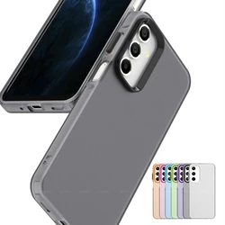 Samsung Galaxy M55 – Funda Transparente Mate Antigolpes