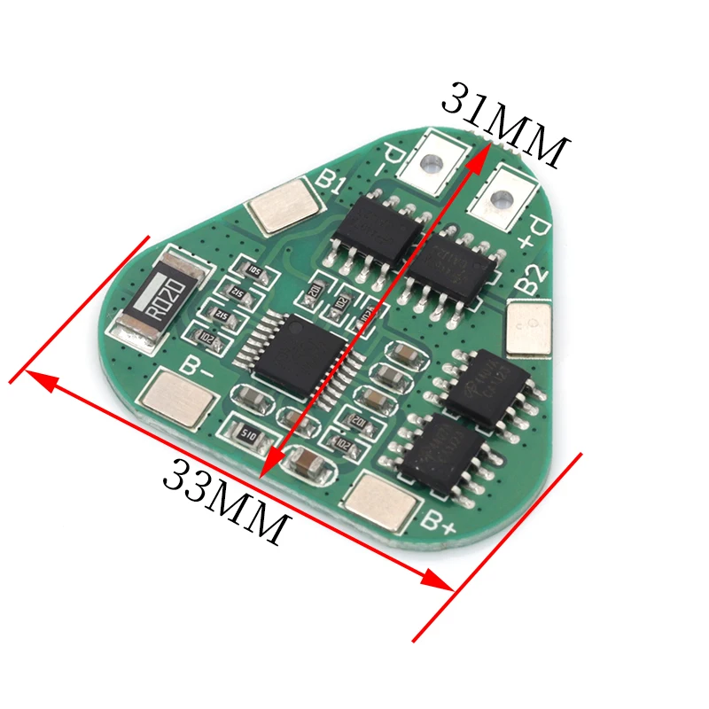 Placa de protección de batería de litio 3S, 12V, 18650, 11,1 V, 12,6 V, protección contra sobrecarga y descarga, 8A, paquete de 3 celdas, Li-ion, BMS, PCM, PCB - imagen 3