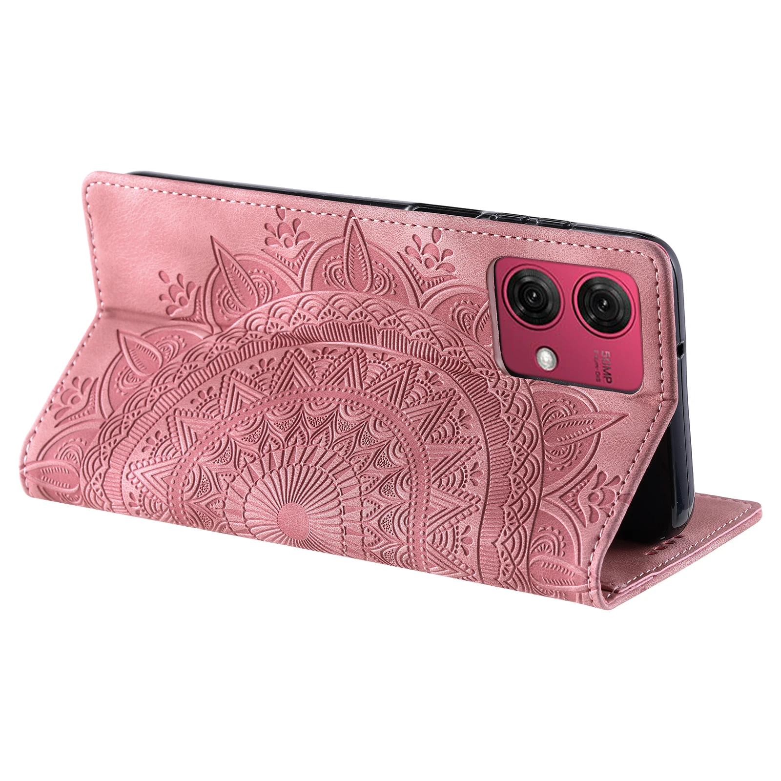 Funda de libro con estampado de flores para MOTO, cartera Solt para G84, G54, G14, G73, G53, G13, G23, G72, G32, G62, G42, G52, G22, G31, G41 G, Stylus 5G, 2023 - imagen 4