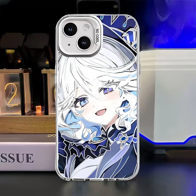 Genshin Impact Furina Zhongli funda para Honor Magic 7 Lite 5 6 Pro X9B X9A X6B X8A X7A X7B 200 Pro 90 Lite P30 Matte IMD - imagen 2