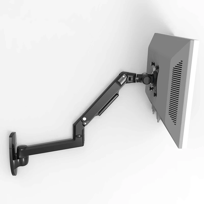 Soporte de Monitor de brazo de resorte mecánico de aluminio de montaje en pared V62W soporte de Monitor de brazo de montaje de Monitor LED LCD de movimiento completo - imagen 5