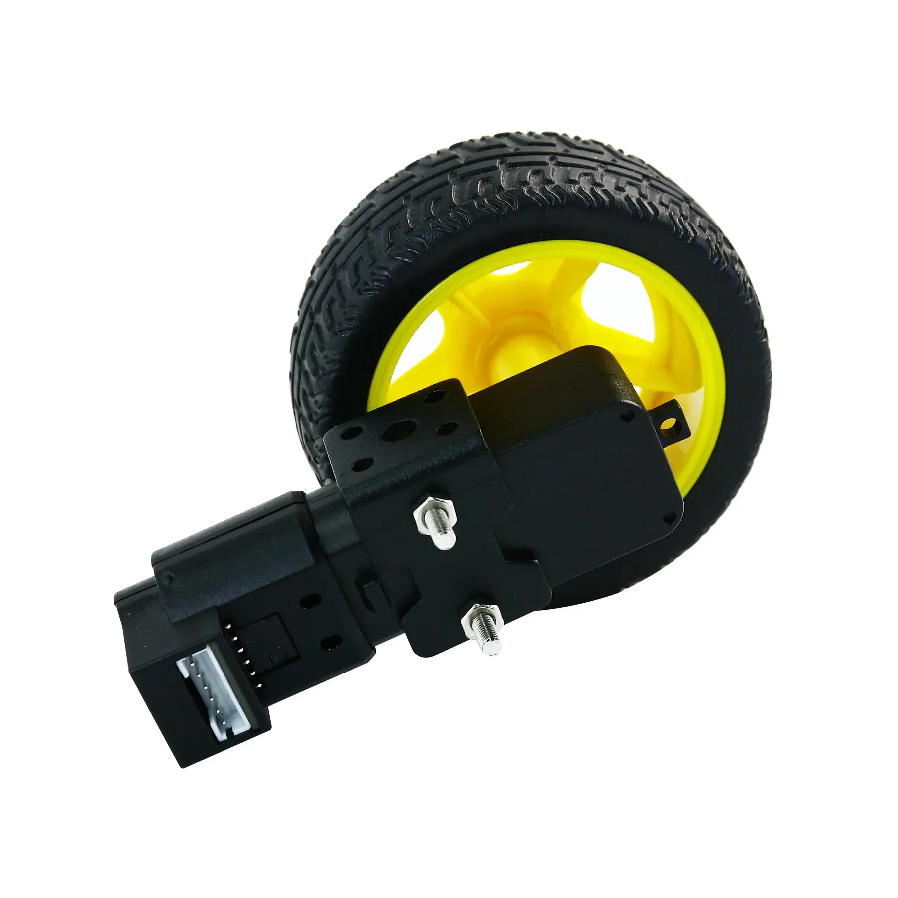 Yahboom TT DC Motor de engranaje AB Motor reductor de fase con codificador con soporte para coche de equilibrio inteligente DIY - imagen 4