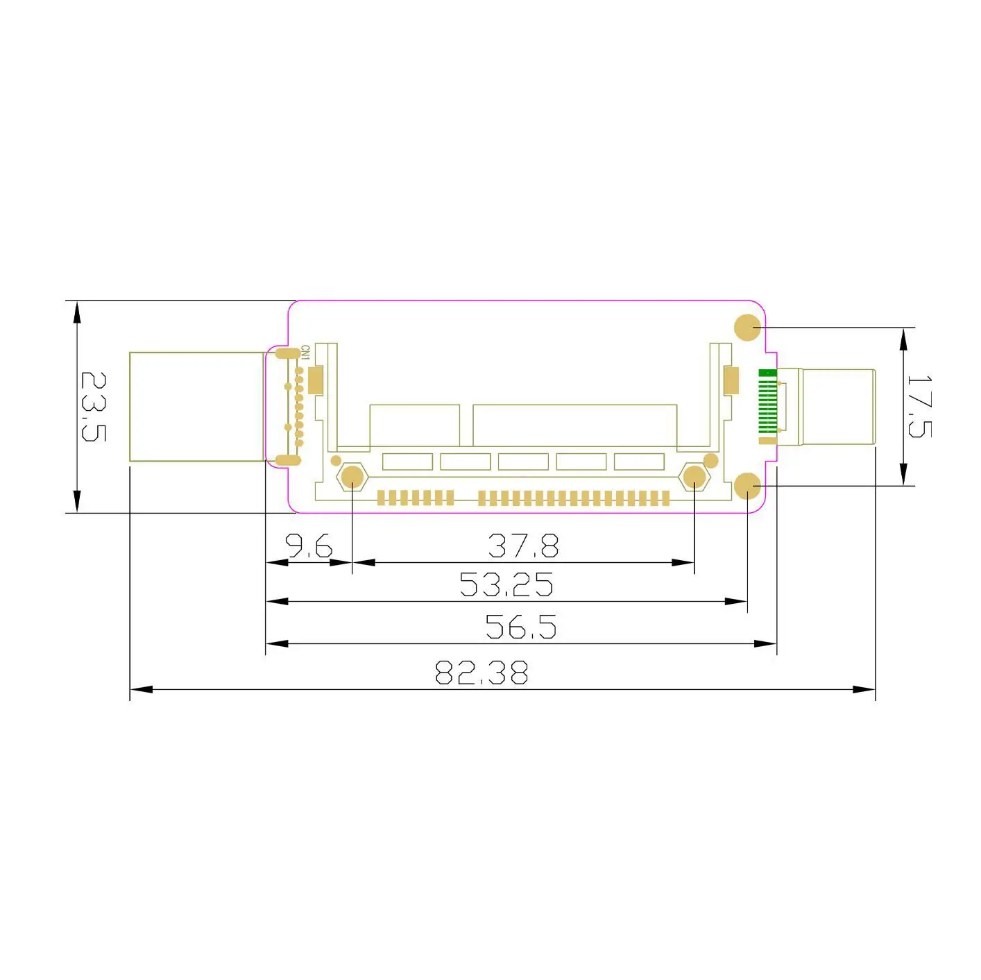 Lector de tarjetas USB 2,0 tipo C a CFAST USB2.0 OTG para Macbook portátil Notebook PC para iphone CFAST de alta velocidad a tipo-c usb2.0 - imagen 3