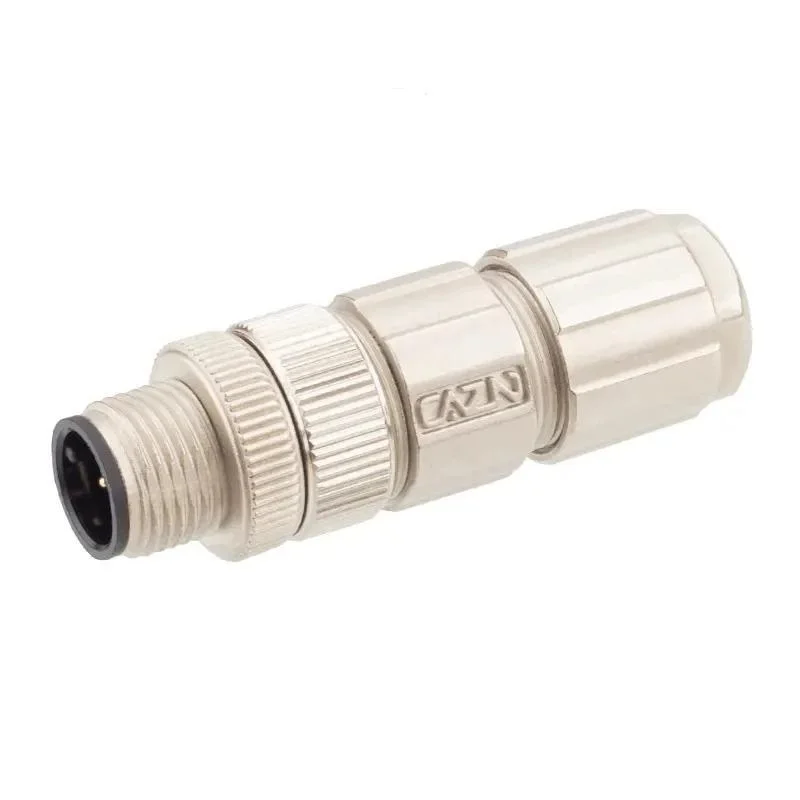 Enchufe de montaje de Metal tipo recto/ángulo 2-17 pines un cable soldado de código salida PG9 conector estándar NEMA2000 para montaje - imagen 3