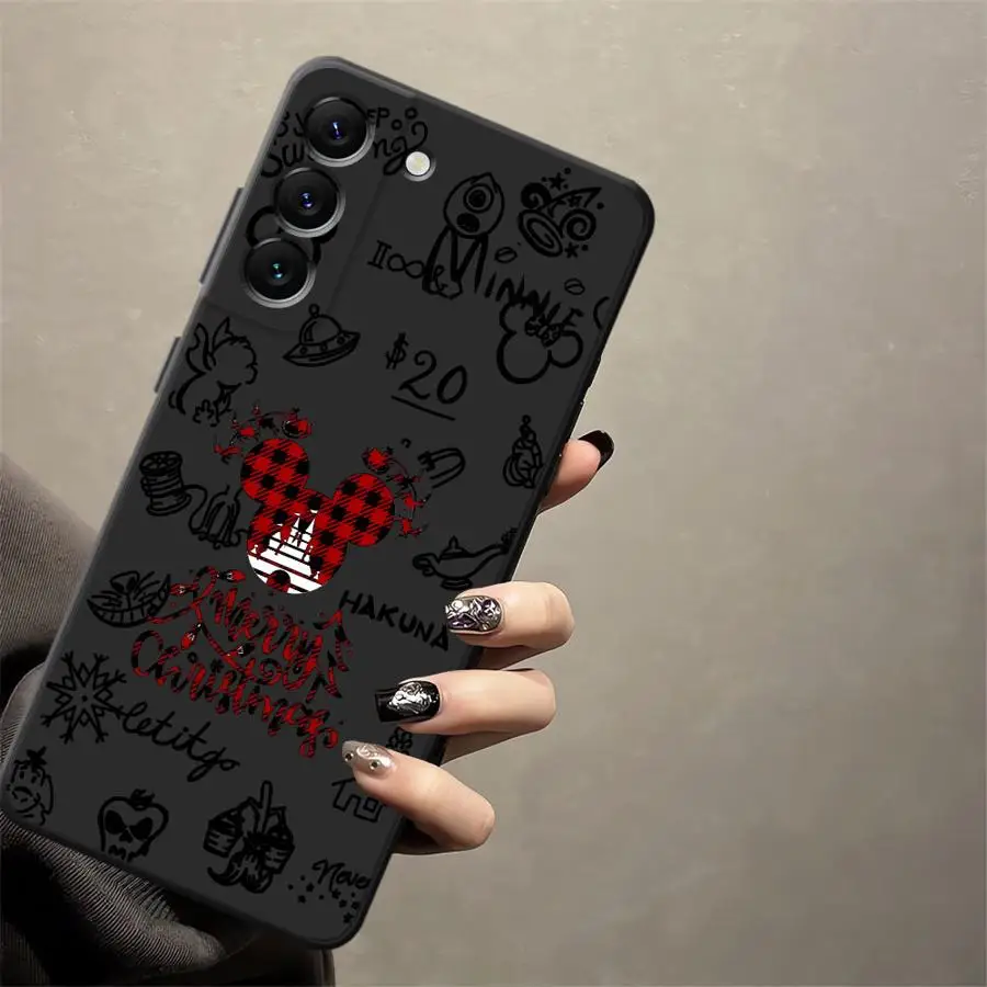 Funda para Honor 70 Magic5Lite X5b 8X X6 90 X8 X9a 200 400 Lite X7 funda negra suave para teléfono lindo Mickey Minnie Navidad - imagen 3