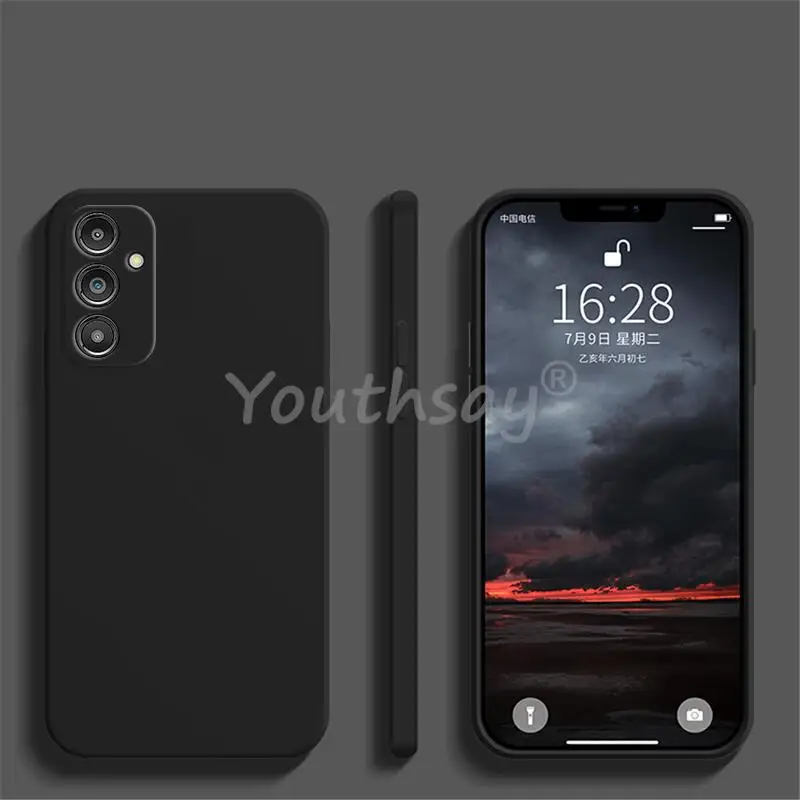 Para Samsung Galaxy A16 funda Samsung A17 A16 A15 A14 A55 A06 A04 A04S A04E A24 A54 A34 A05 cubierta de silicona Protector liso de goma - imagen 4