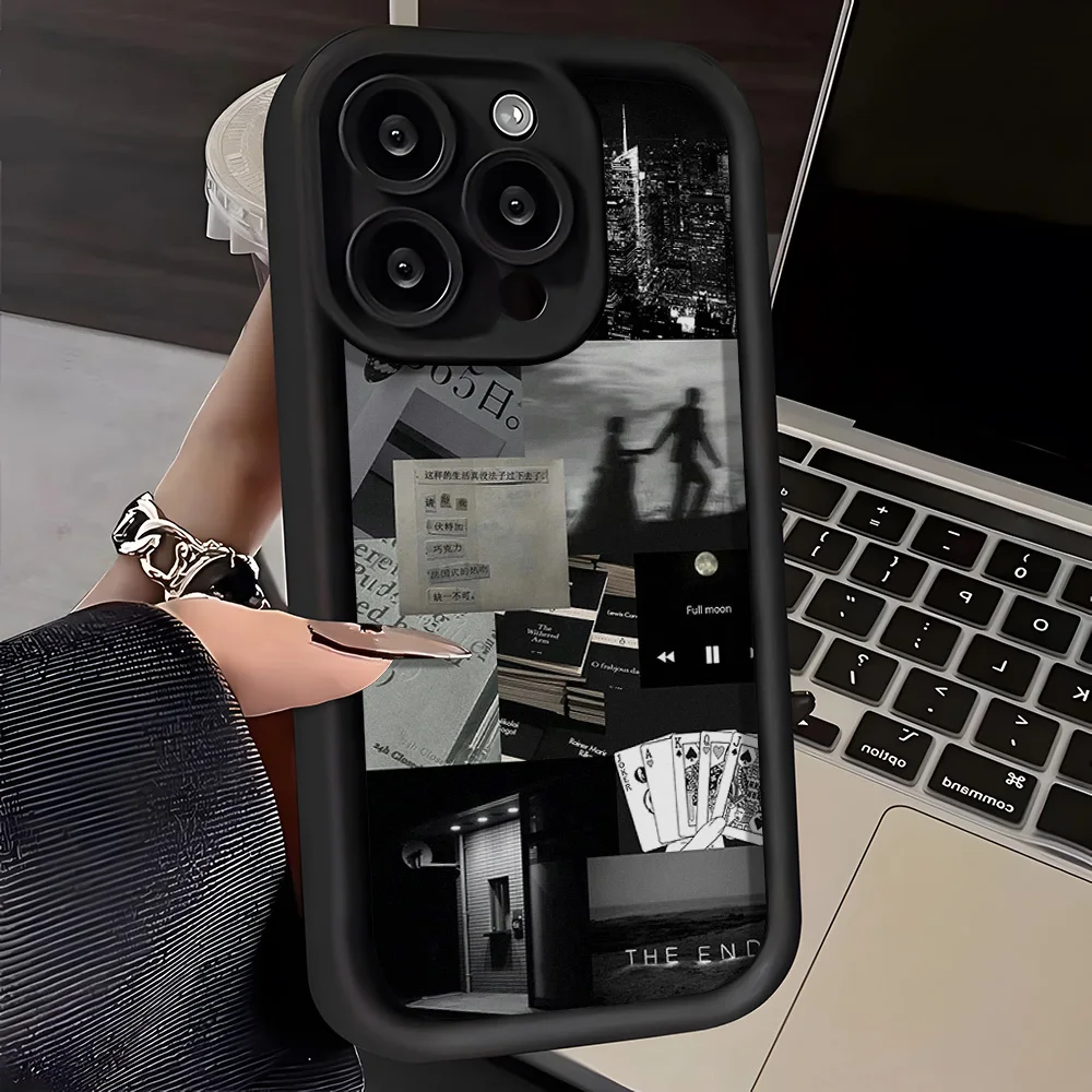 Funda de teléfono de Color sólido de silicona suave para iPhone 13 17 Pro Max 11 16 15 14 12 Air 16E 17promax 16promax Funda a prueba de golpes - imagen 5