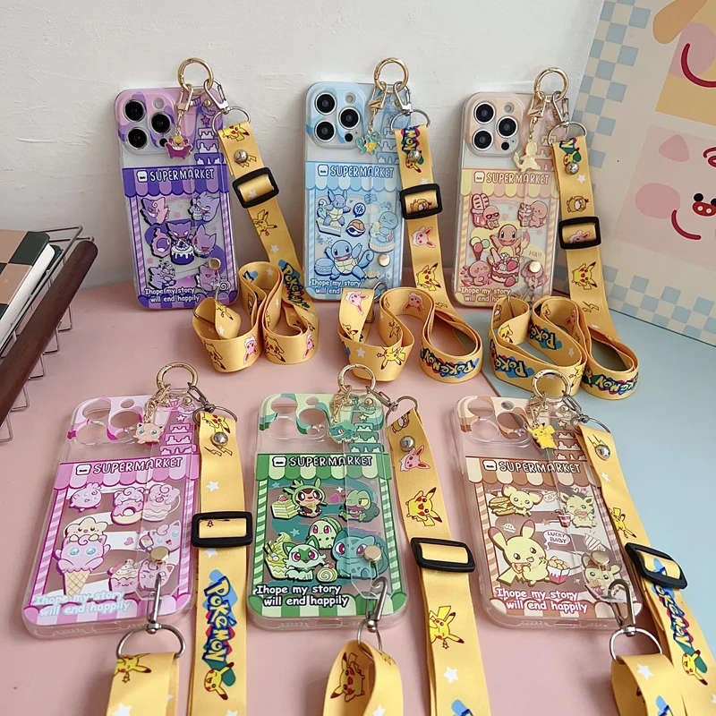 Para Google Pixel 10 9 8 7 4 5 6 7 Pro A XL 4G 5G Pika Poke funda adorno para correa de muñeca - imagen 2