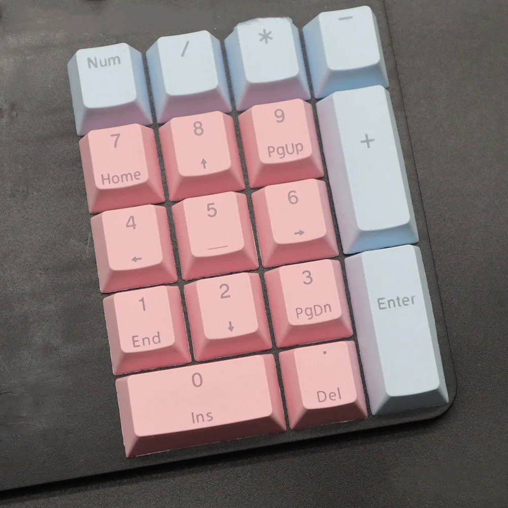 17 key pink blue