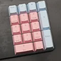 17 key pink blue