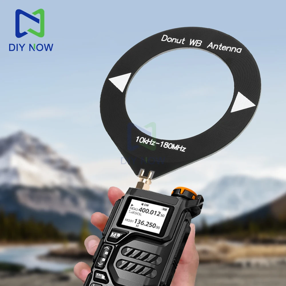 SW Antena de onda corta AM Antena FM mediana Antena de onda Antena de recepción de banda ancha Módulo de antena Mini bucle Módulo de antena Donut - imagen 2