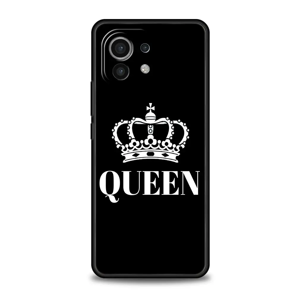Funda de dibujos animados para móvil, carcasa con diseño de corona y reina para Xiaomi 14, 13T, 12T Pro, 12, 13, 11 Ultra, Mi Note 10 Lite, 10T, 5G Pro, 11T, 11i, 9T - imagen 3