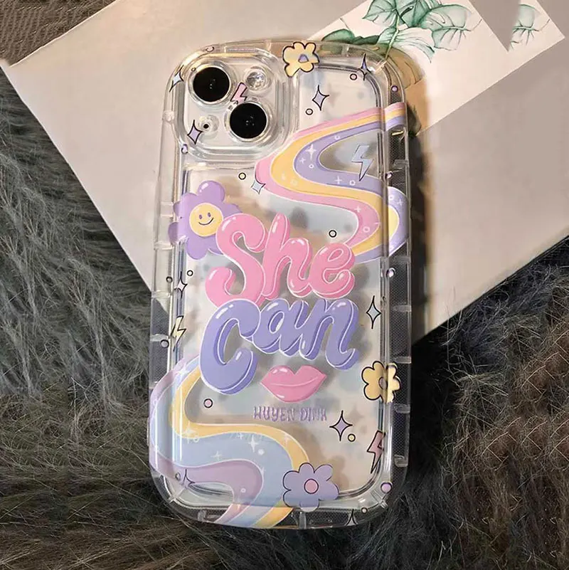 Funda de TPU con flor de arcoíris para Samsung Galaxy A53 A24 A72 A05S A33 A10S A02 A04S A04E F13 A73 A21S A03 A05 - imagen 3