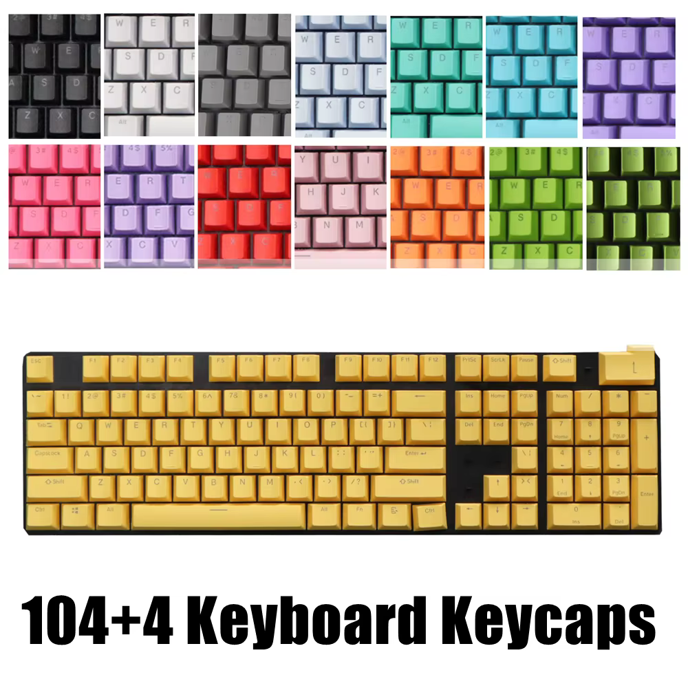 Teclas Traslúcidas PBT/ABS Teclado Mecánico – Doble Disparo OEM - imagen 4