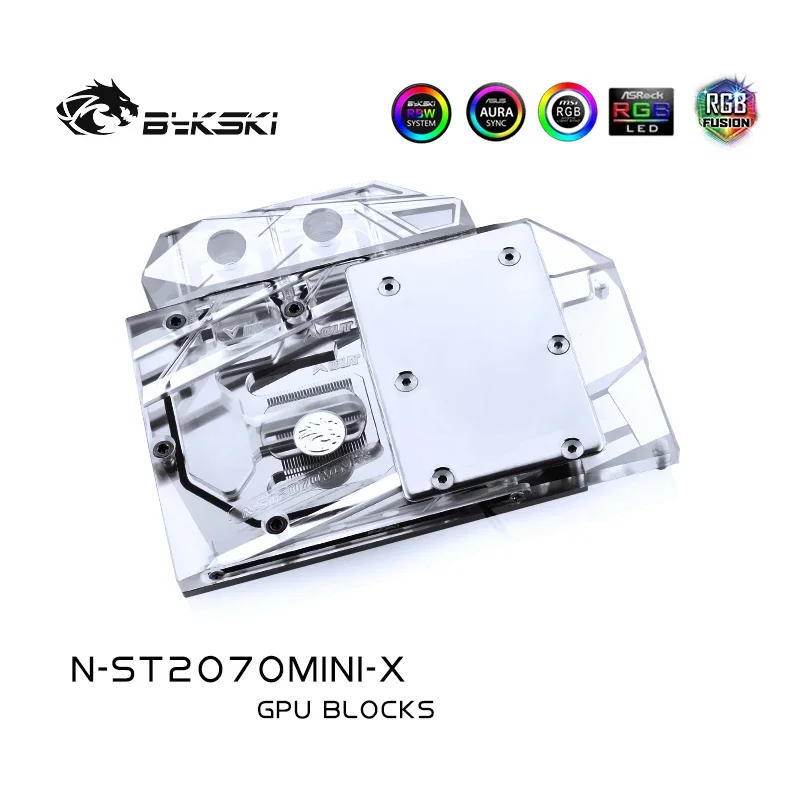 Bykski-bloque de agua para radiador, cubierta de cobre para ZOTAC RTX2070 8GD6 MINI OC/RTX 2060 AMP/RTX 2060 Super Mini/2070 soplador - imagen 2