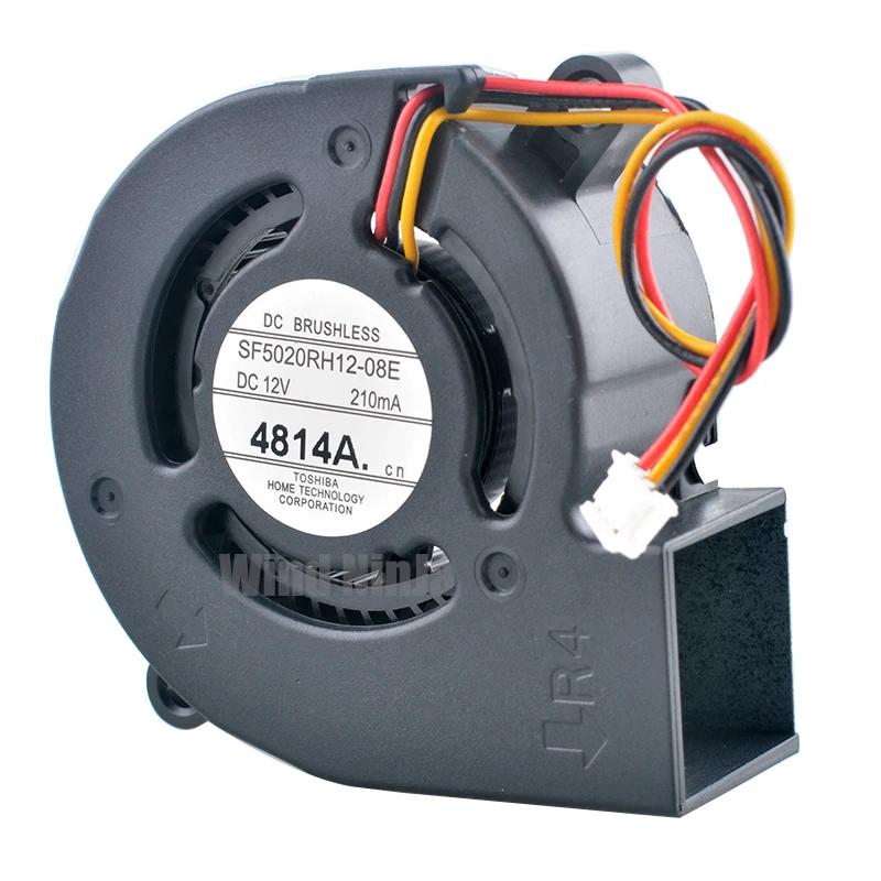 SF5020RH12-08E 5cm 50mm ventilador 50x50x20mm DC12V 0.21A ventilador de refrigeración centrífugo de 3 pines para proyectores - imagen 2