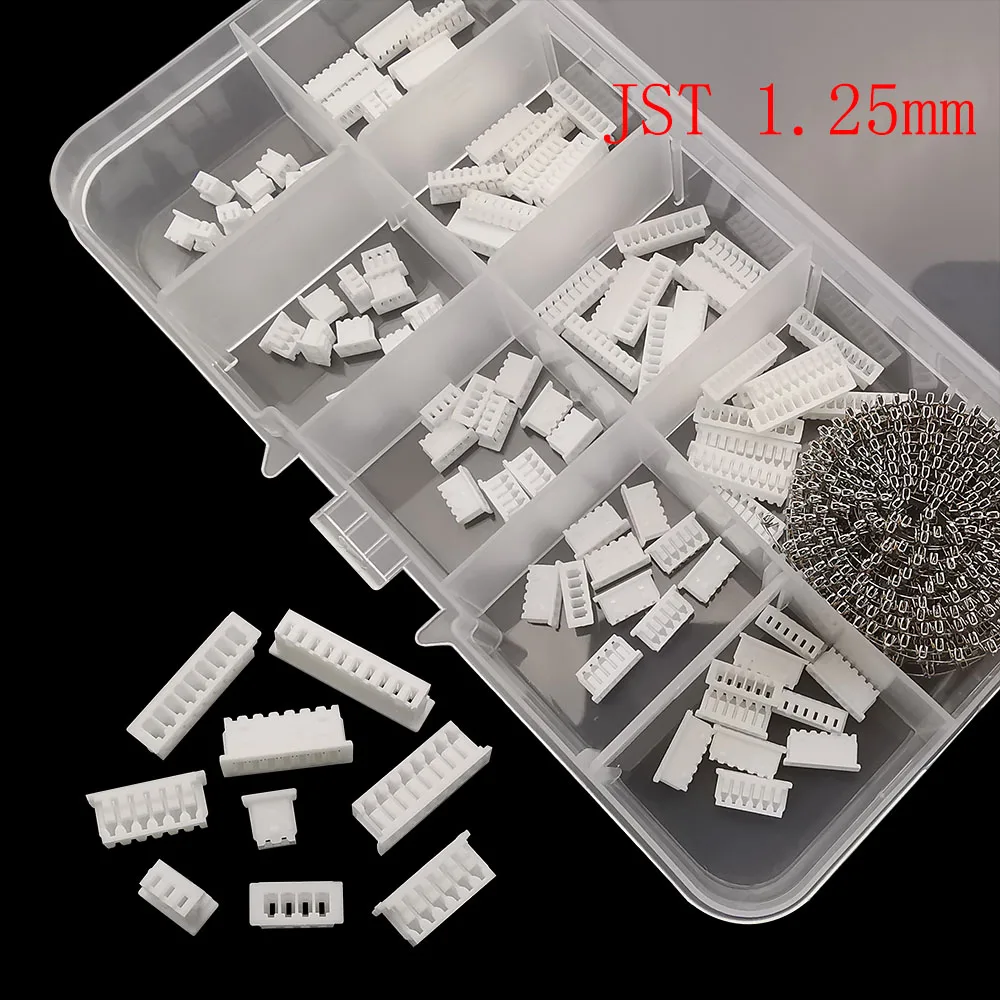 1 caja JST SH 1,0mm / 1,25mm / GH 1,25/ZH 1,5mm paso 2 3 4 5 6 7 8 9 10 pines hembra carcasa Pin conector de Terminal de prensado - imagen 3
