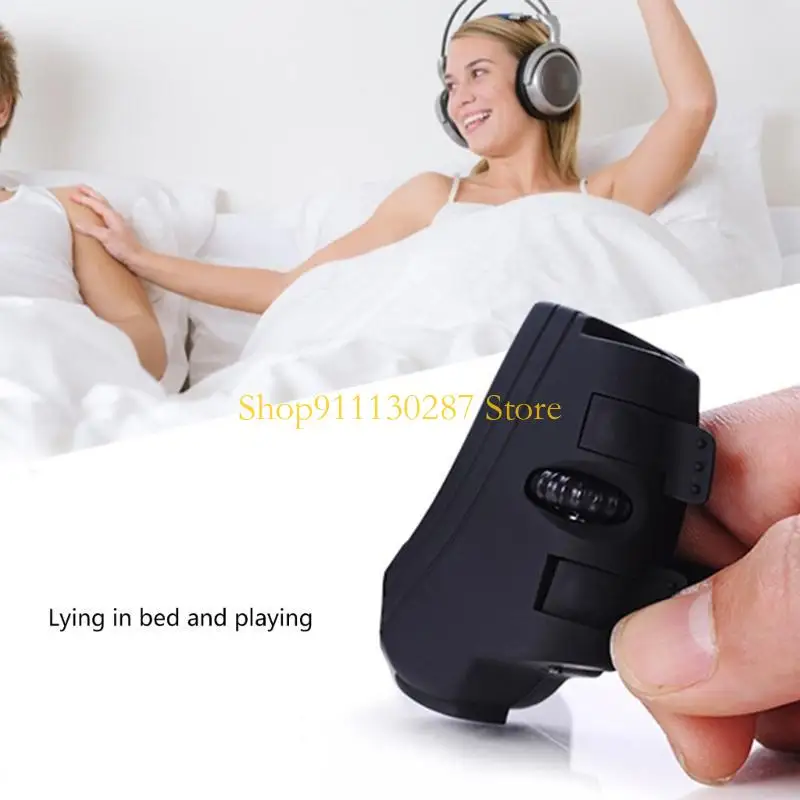 J1HC Compact Wireless Finger Mouse Ratones recargables fáciles usar con cuaderno - imagen 4