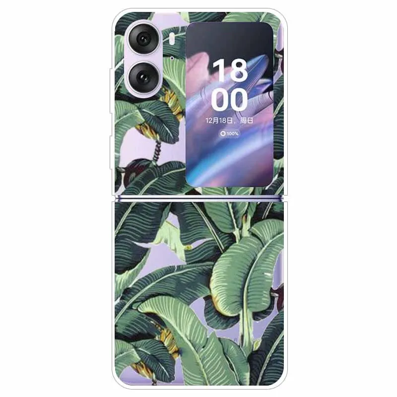 Funda transparente con tapa para Oppo Find N2, carcasa dura de PC para teléfono, Funda abatible N 2, carcasa protectora abatible - imagen 4