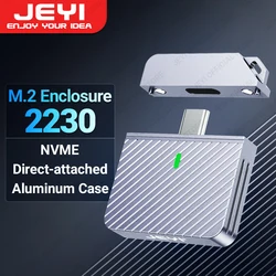 JEYI Caja SSD M.2 NVMe USB – Aluminio Magnética Antigolpes