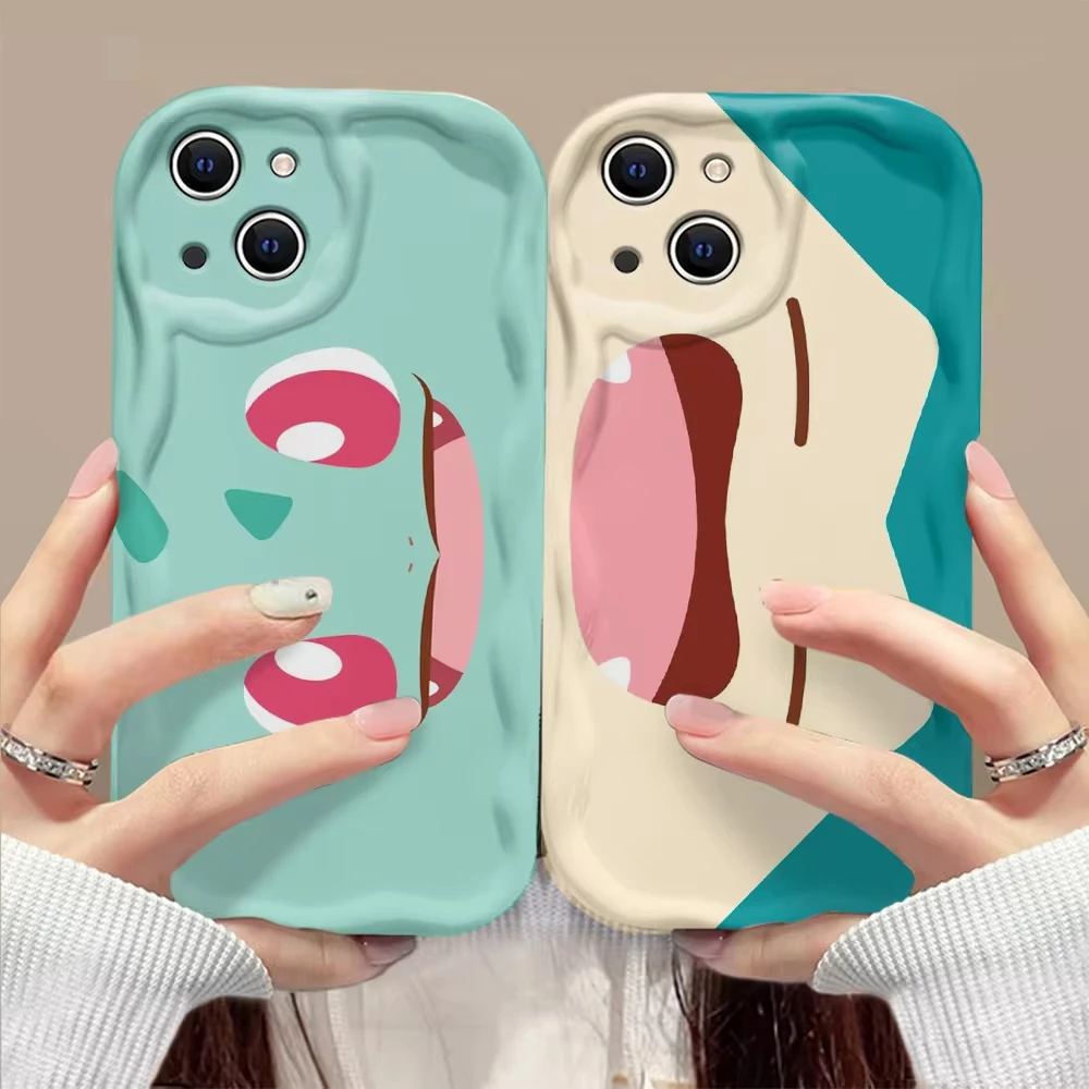 Encantadora funda de Anime 3D Wave para Pokemons Psyduck, Xiaomi Redmi 13C, 12, 12C, 10, 9C, A2, A3, K50, K40, Note 13, 12, 11, 10 Pro Plus, 4G, 5G