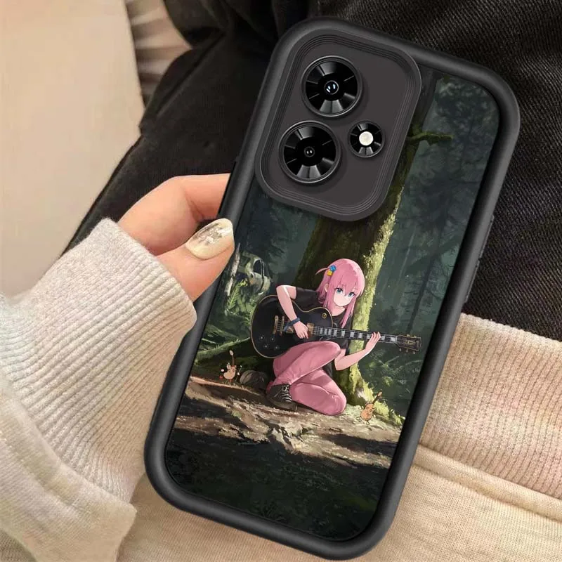 Funda de Anime Gotou Hitori para Infinix GT Hot 10 20 30 11 12 12i 20s 30i 40 40i 50 50i Pro Play NFC caja de teléfono con escalera ocular - imagen 2