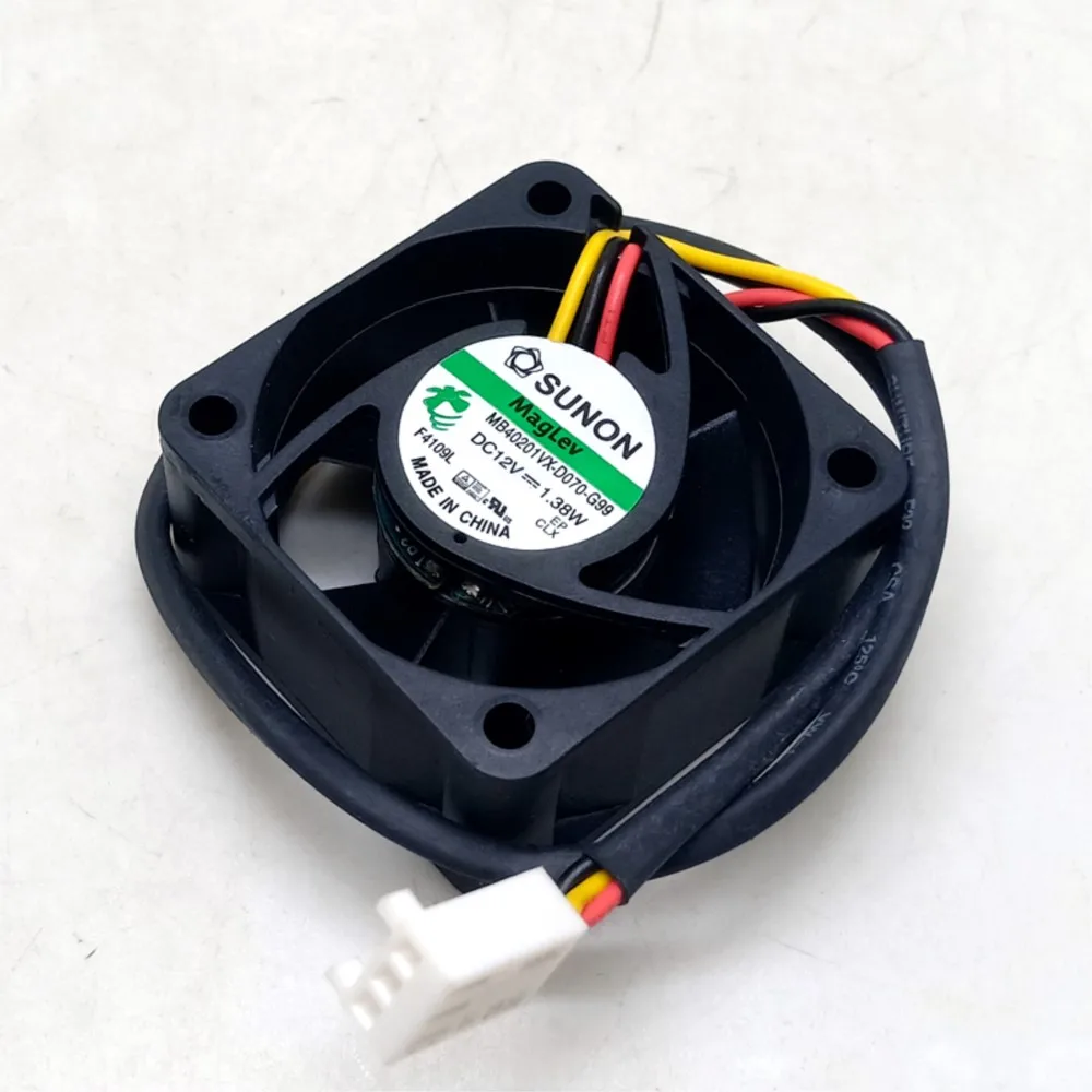 para Sunon 402012 Ventilador de refrigeración V Maglev, 12 V 8200 RPM, 10,8 CFM, tacómetro, suspensión magnética y rodamiento de bolas, 40 mm x 40 mm - imagen 2