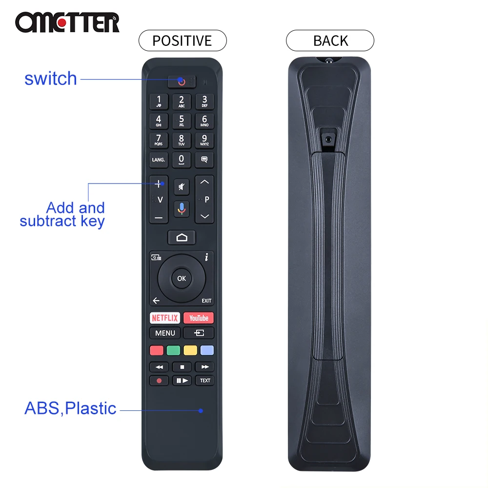 Mando a distancia por voz para televisor Toshiba, Control remoto para Smart TV, RC43160, CT-8556, LT43VA6955, LT55XX, nuevo - imagen 4