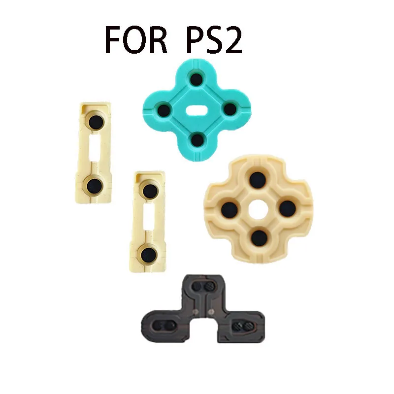 YuXi 1 Juego de almohadillas de goma conductoras para PS5 para controlador conductor PS4 botón adhesivo conductor de silicona para PS3 PS2 - imagen 3