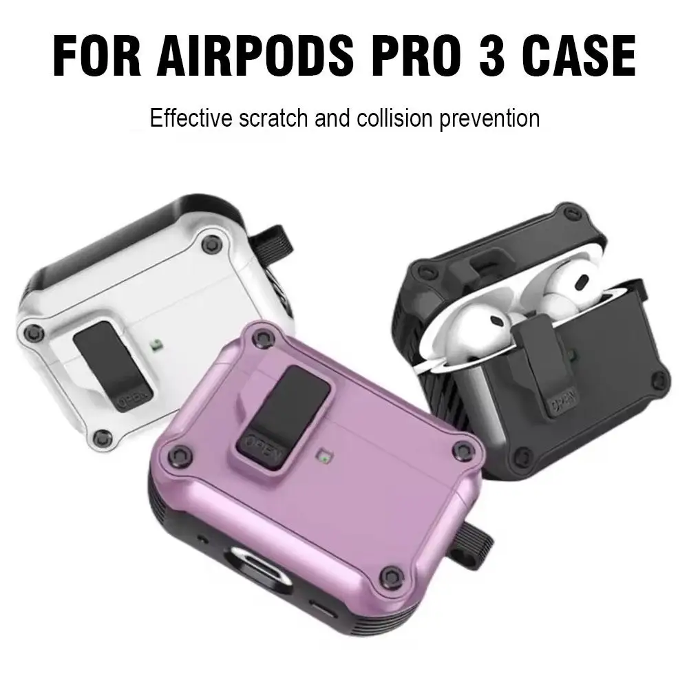 Funda protectora de TPU para auriculares Airpods Pro 3, carcasa para auriculares resistente a los arañazos a prueba de golpes E3Q3 - imagen 4