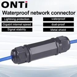 Acoplador RJ45 Impermeable IP67 para Cable Ethernet Cat 5/6/7