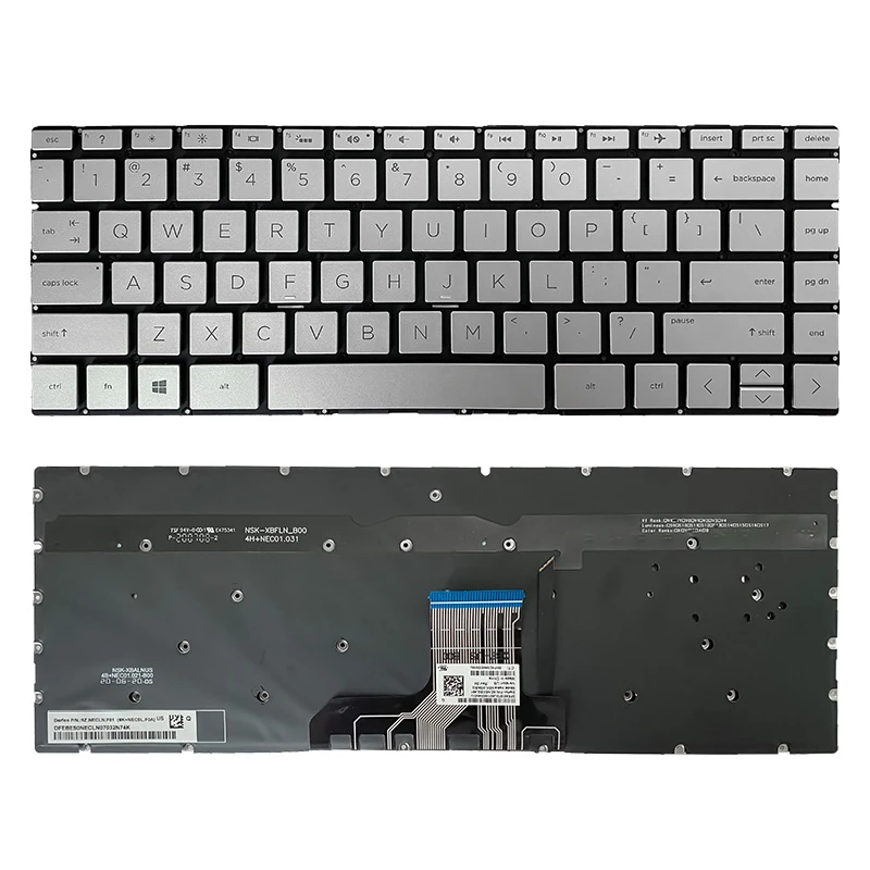 Teclado de ordenador portátil para HP, nuevo y ORIGINAL, 13-AG, 13-AD, 13-AQ, 13-AH, 13-AC, 13-AE, 13-AF, 13-BF, TPN-C132, W144 - imagen 4